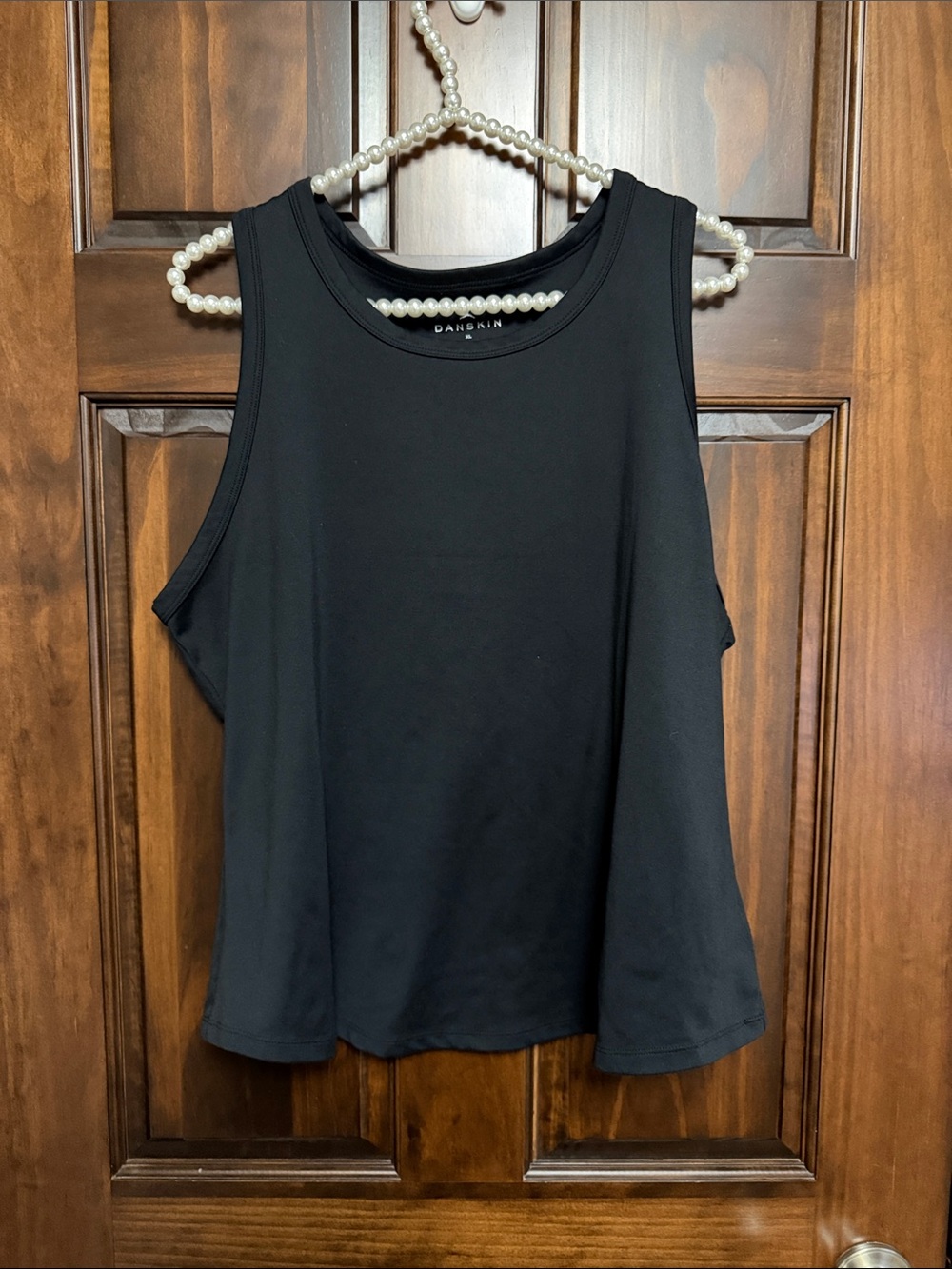 Danskin Black Scoop Neck Tank